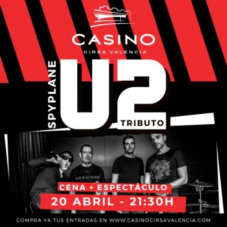 Cena Espectáculo Tributo U2 – Spyplane