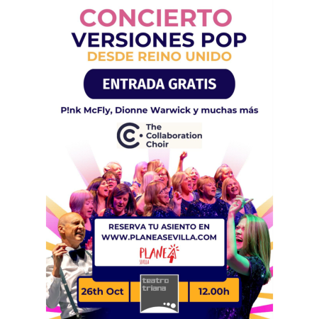 Concierto Pop Coral de Reino Unido "Versiones P!nk, Madness, Dionne Warwick..."