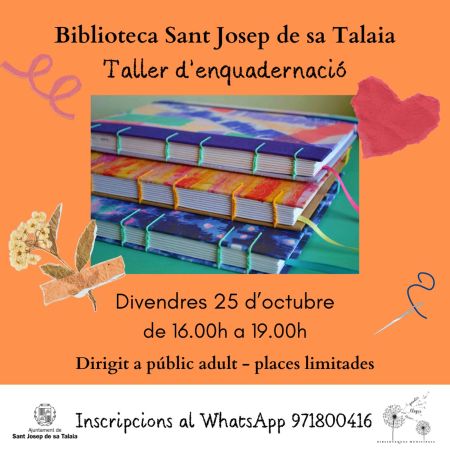 Taller d’enquadernació amb Página Cero Atelier