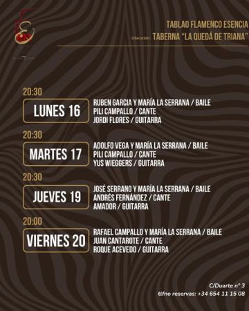 TABLAO FLAMENCO ESENCIA