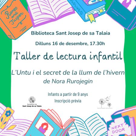 Taller de lectura infantil: L’Untu i el secret de la llum de l’hivern