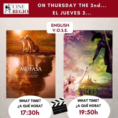 "Wicked" | "Mufasa" || V.O.S.E.