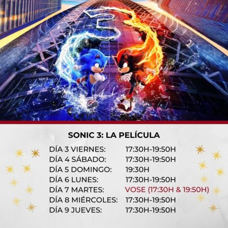 Película "Sonic the Hedgehog 3"