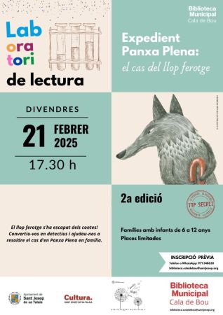 Laboratori de lectura: El cas del llop ferotge
