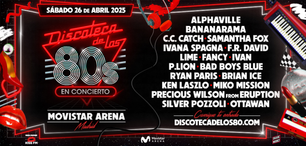 Discoteca de los 80 en concierto