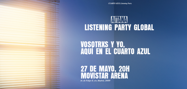 Aitana - Cuarto Azul Listening Party