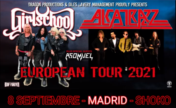 GRAHAM BONNET ALCATRAZZ + Girlschool
