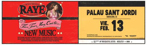 RAYE - THIS TOUR MAY CONTAIN NEW MUSIC