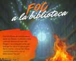 Foc a la biblioteca