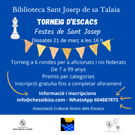 Torneig d’escacs Festes de Sant Josep