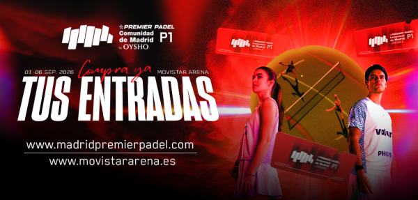 Comunidad de Madrid Premier Pádel P1 by Oysho
