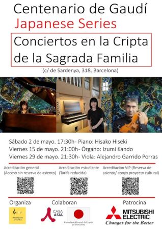 Japanese Series: Concerts for Gaudí's Centenari