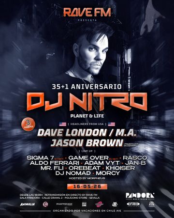 DJ Nitro 36 Aniversario