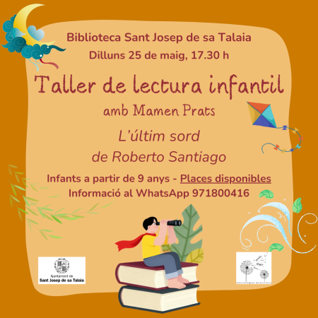 Children's reading workshop directed by Mamen Prats