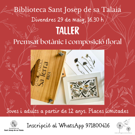 Botanical premsat and floral composition workshop