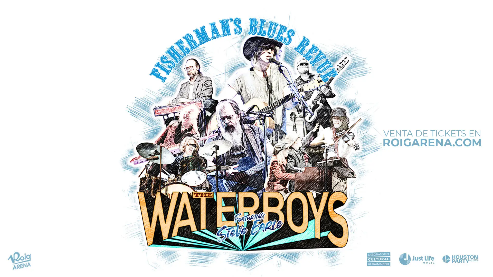 The Waterboys - Fisherman’s Blues Revue featuring Steve Earle