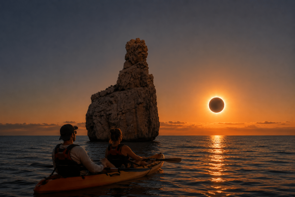 Solar Eclipse Kayak