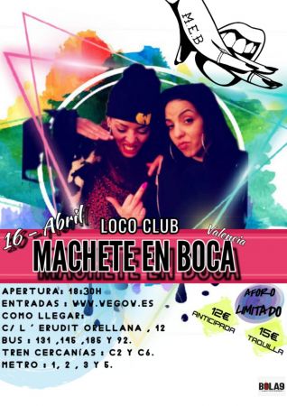 MACHETE EN BOCA