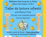 Taller de lectura infantil amb Mamen Prats: «Tot per una maleïda poma!»