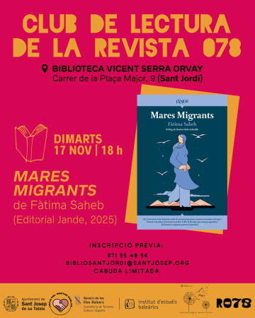 Club de lectura de la Revista 078: ‘Mares migrants’, de Fàtima Saheb