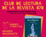 Club de lectura de la Revista 078: ‘Mares migrants’, de Fàtima Saheb