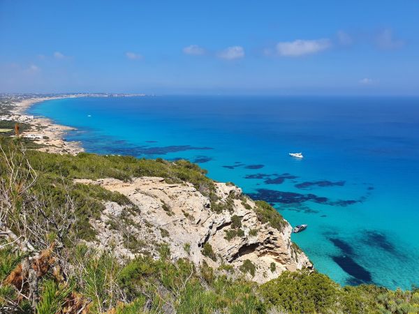 Around the island Formentera