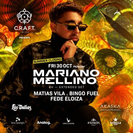 C.R.A.F.T. IBIZA "MARIANO MELLINO, MATIAS VILA, BINGO FUEL, FEDE ELOIZA"