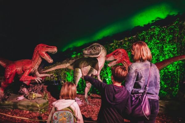 Exposición de dinosaurios