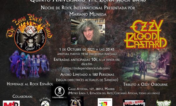 Quinto aniversario The Zona Rock Band