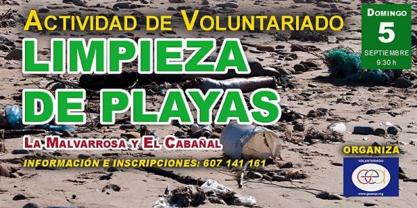 Voluntariado: Limpieza de playas