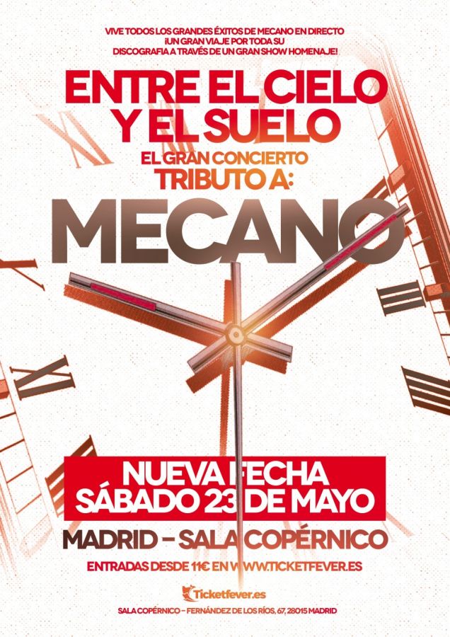 El gran tributo a Mecano Entre el cielo y el suelo Conciertos