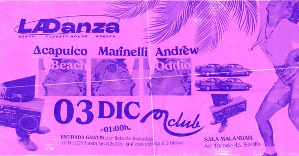 La Danza Club con Andrew Oddio, Marinelli & Acapulco Beach