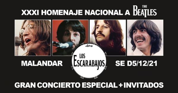 Homenaje a The Beatles con Los Escarabajos