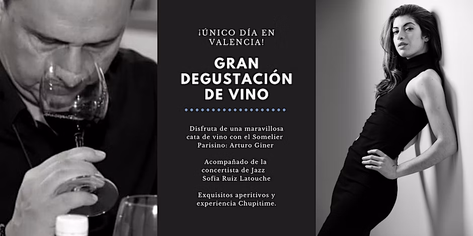 Gran degustación de vino con Jazz y Aperitivos