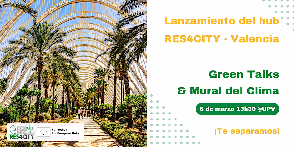 Lanzamiento del hub RES4CITY | Green Talks & Mural del Clima