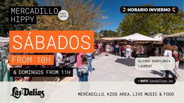 Hippy Market - Saturdays from 10 & Sundays from 11